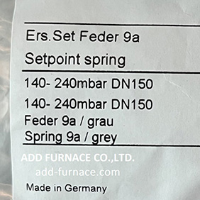 Dungs Setpoint Spring 140-240mbar DN150